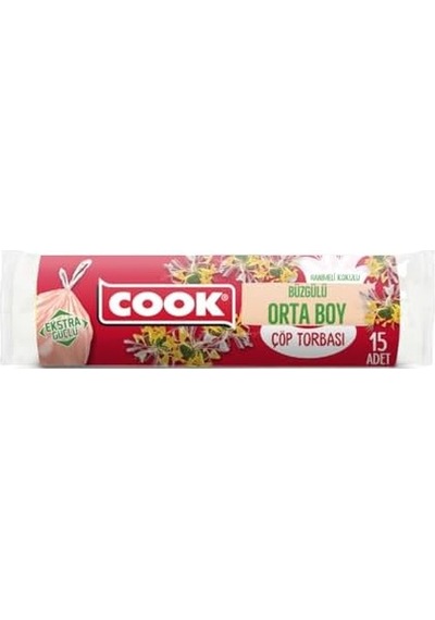 Büzgülü Kokulu Çöp Torbası, Orta Boy Hanımeli