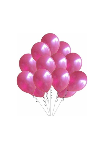 Metalik Fuşya Balon 30 Adet 12 İnc Lateks Balon