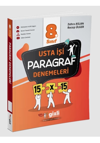 Gizli Yayınları 2026 8. Sınıf Usta İşi Paragraf Denemeleri