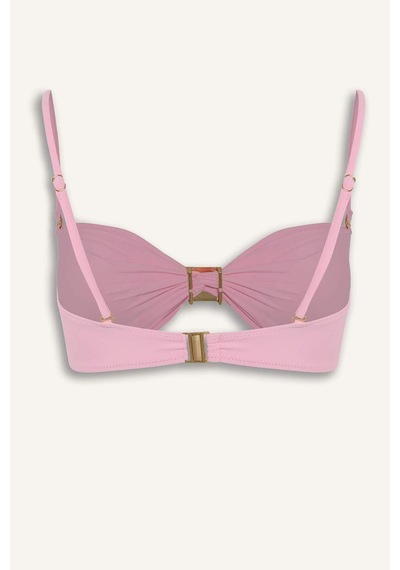 Defacto Lilyrose X Defacto Regular Fit Bikini Üstü H8858ax26hspn666 Pembe-pn666