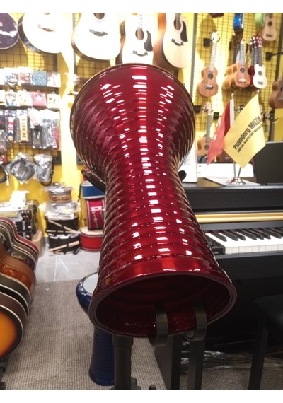 Darbuka Döküm Kaliteli Kırmızı - Akort Ayarlı Taşıma Çantası+metod
