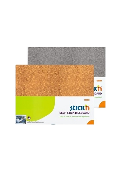Hopax Stickn Kahve Kendinden Yapışkanlı Pano 58 x 46 CM - 23023