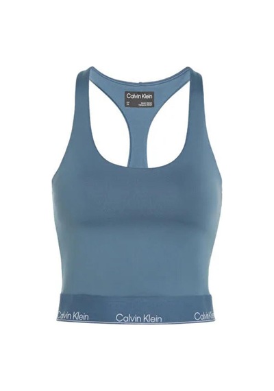 Calvin Klein Wo - Tank Cropped , 5bx Mavi Kadın Atlet