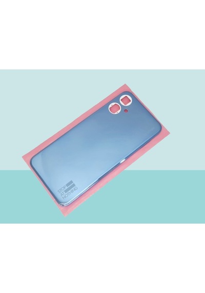 Tecno Spark 9t Uyumlu Full Kasa Arka Kapak Batarya Kapağı - Mavi Çok Renkli