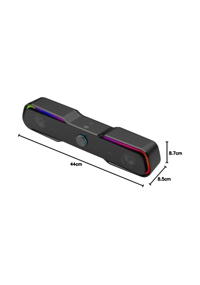 Hp Bilgisayar Dhe-6002 Için Soundbar 2x3w Gaming Rgb