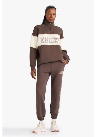 Defacto Defactofit Nba New York Knicks Oversize Fit Yarım Fermuarlı Sporcu Sweatshirt E9693ax25aubn335 Kahve Defacto Defactofit Nba New York Knicks Oversize Fit Yarım Fermuarlı Sporcu Sweatshirt E9693ax25aubn335 Kahve