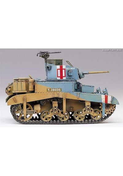 Academy 13270 1/35 Ölçek, British M3 Stuart Honey Tankı, Plastik Model Kiti-51234