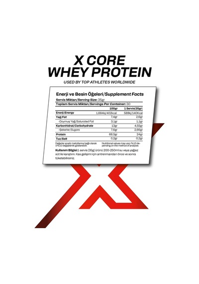 Whey Protein Tozu Çikolata & Fındık Aromalı 1050 Gr 30 Servis + Shaker