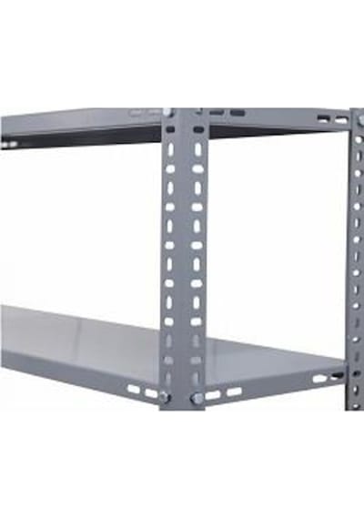 Raf Burada  4 Katlı 5'li Galvaniz Çelik Raf - Depo, Arşiv, Kiler, Dosya, Market Rafı-31x93x150 cm- 0.70 mm