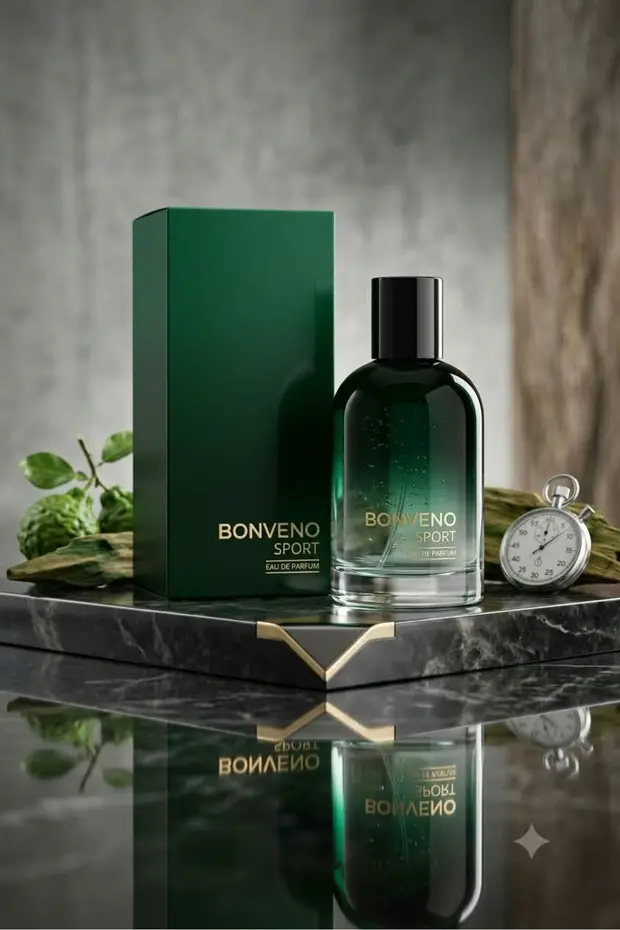 Bonveno Sport Yeşil Edp 100 Ml + 150 Ml Deodorant Erkek Parfüm Seti Aromatik