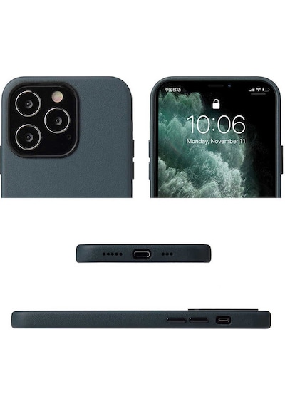 Zeyline Apple Uyumlu iPhone 13 Pro Max Zore Eyzi Kapak-kahverengi