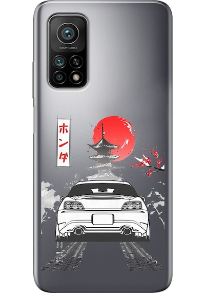 Xiaomi Mi 10t - 10t Pro Uyumlu S2000 Tasarımlı Baskılı Silikon Kılıf Renkli