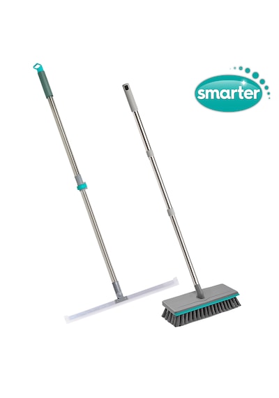 Smarter Yer Sileceği + Banyo Mutfak Fayans Balkon Pratik Yüzey Fırçası Çekçek