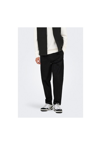 Only & Sons Normal Bel Rahat Siyah Erkek Chino Pantolon Onscoıl Tapered 0298 Strıng Pant Fr Black Only & Sons Normal Bel Rahat Siyah Erkek Chino Pantolon Onscoıl Tapered 0298 Strıng Pant Fr Black