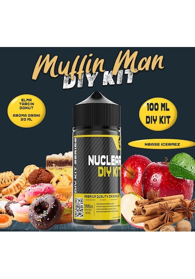 Nuclear Dıy Kit One Hit Wonder Muffin Man Gıda Aroma 20 Ml Aroma İçerir 100 Ml