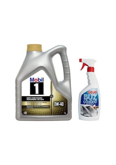 Mobil 1 FS 0W-40 Motor Yağı 4 L + Gojo Buz Çözücü 750 ML