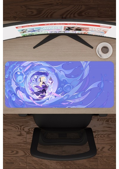 Fischl Genshin Impact Anime Gacha V2 - 70x30 Xl Gaming Mouse Pad Fare Altlığı