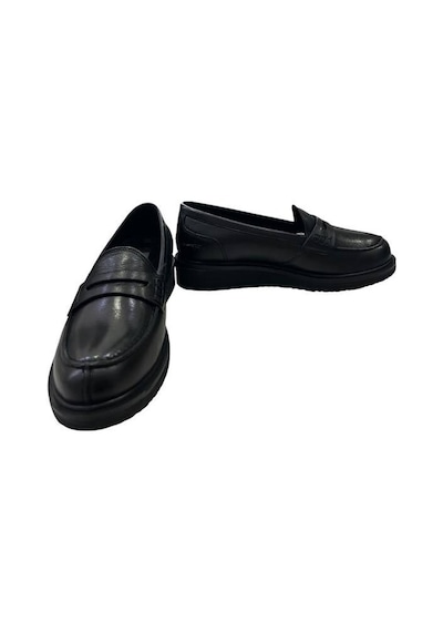 Kemal Tanca 845 24092 Kadın Hakiki Deri Loafer Ayakkabı siyah