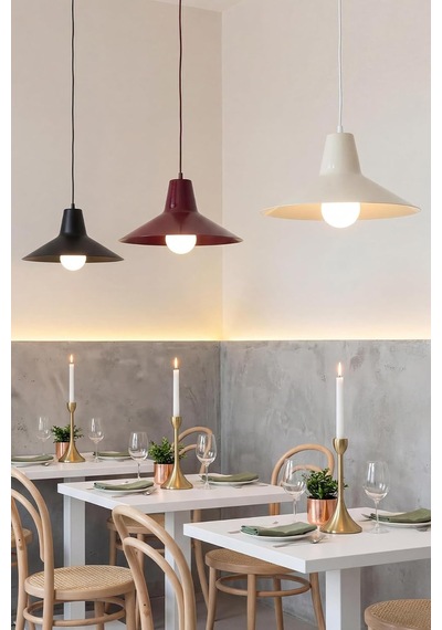 Ruby Metal Sarkıt Avize, Bohem Tavan Lambası Ve Salon Oturma Odası Aydınlatması - Krem - 30 Cm Modern Dekoratif Çok Renkli