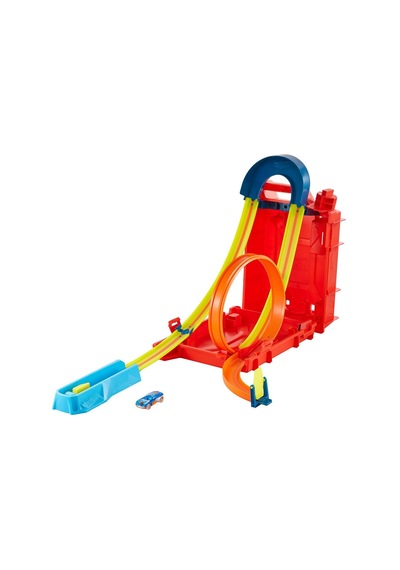 Hdx78 Hw Track Builder Benzin Bidonu Akrobasi Seti, Hot Wheels Track Builder