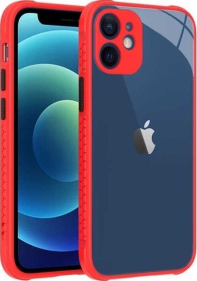 Apple Uyumlu iPhone 12 Mini Kılıf Zore Kaff Kapak Kırmızı