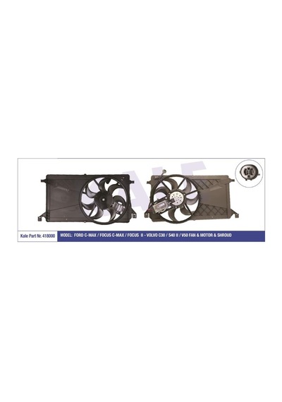FAN MOTORU C-MAX FOCUS C-MAX FOCUS 2 C30 S40 2 V50 418000 3M5H8C607RJ