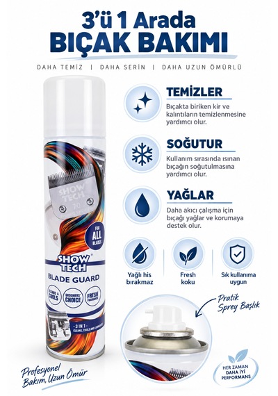 Showtech Tıraş Makinesi Bıçağı Soğutma Spreyi 400 Ml