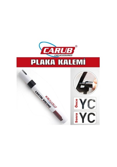 Plaka Yazma Kalemi Siyah Bilyalı Vakum