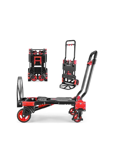 Max Extra Fw-90tp Katlanır İkisi Bir Arada Koli Taşıma Arabası 66/136 Kg