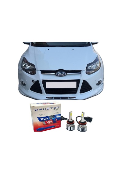 Ford Focus 3 Led Xenon Uzun Far Ampulü H1 Duo Yeni Seri Beyaz 2012-2015