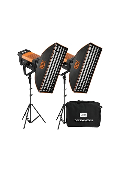 Gdx Exc-600c Iı Video Ve Fotoğraf İkili Sürekli Işık Set