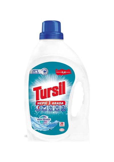 Yoğun Ferahlık Sıvı Çamaşır Deterjanı 26 Yıkama 1690 Ml 0.75 LT - 2.5 LT - 12 KG