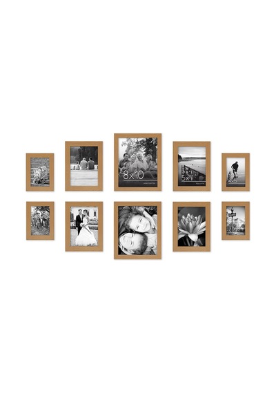 10&apos Lu Kırılmaz Camlı Fotoğraf Çerçevesi Seti, İki 20,32x25,4 Cm, Dört 12,7x17,8 Cm Ve Dört 10,16x15,24 Cm Çerçeve İle Galeri Duvar Çerçevesi Seti İmza Koleksiyonu Koyu Meşe 10&apos Lu Kırılmaz Camlı Fotoğraf Çerçevesi Seti, İki 20,32x25,4 Cm, Dört 12,7x17,8 Cm Ve Dört 10,16x15,24 Cm Çerçeve İle Galeri Duvar Çerçevesi Seti İmza Koleksiyonu Koyu Meşe