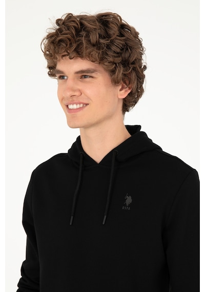 U.s. Polo Assn. Erkek Siyah Sweatshirt 50295167-vr046 Siyah