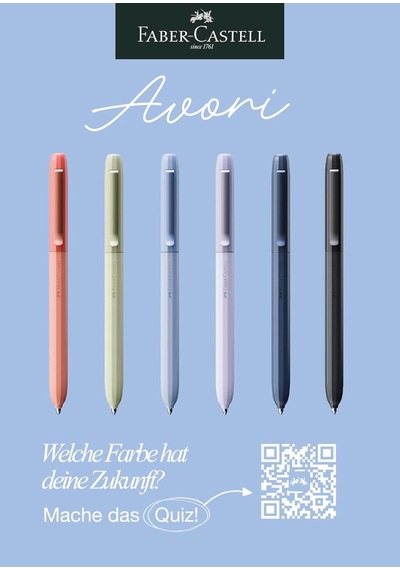 Faber-castell Avori Tükenmez Kalem, Artic Blue Çok Renkli