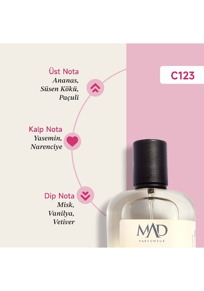 Mad C123 Selective Kadın Parfüm EDP 100 ML
