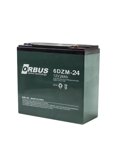 Orbus 12v 24ah Elektrikli Motosiklet Aküsü