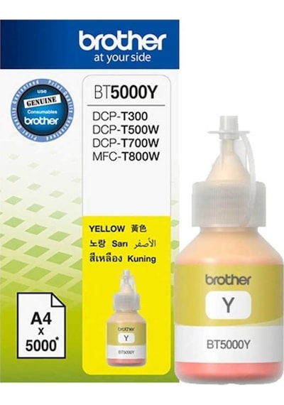 Brother Bt5000Y Sarı Mürekkep Dcp-T300/Mfc-T800