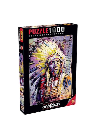 Anatolian 1000 Parça Şef Seattle Kızılderili Puzzle