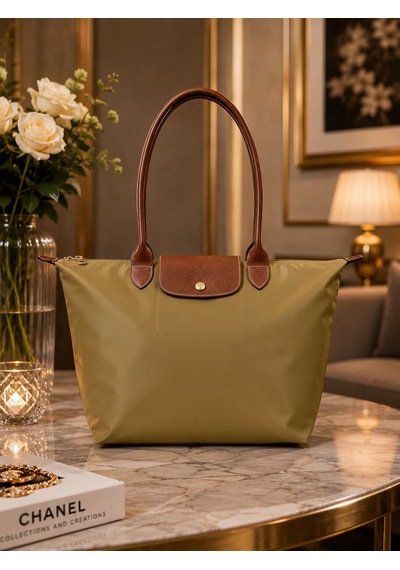 Longchamp Kadın Omuz Çantası L1899 089 Bej
