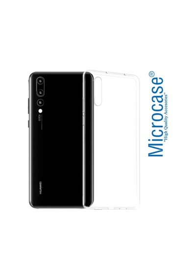 Huawei P20 Pro Ince 0.2 Mm Soft Silikon Kilif + Tempered Cam 252225152 - Seçenek / Cam Koruma-Cam Istemiyorum