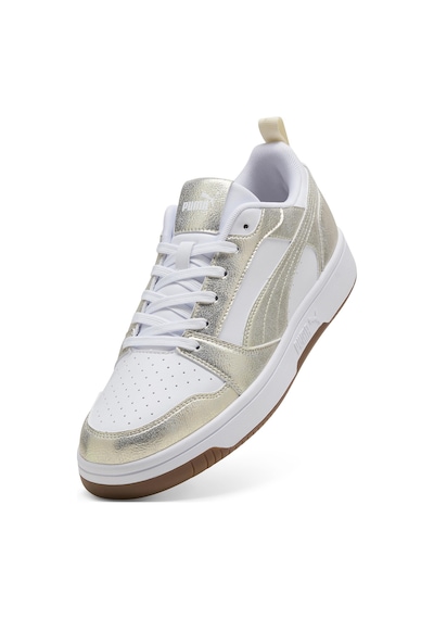 Puma Rebound V6 Low Metallic Kadın Beyaz Sneaker Ayakkabı 40605501 Beyaz