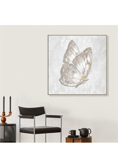 Soyut El Yapımı Yağlı Boya Tablo 55x56cm