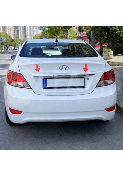 Hyundai Accent Blue Solaris Krom Bagaj Çıtası 2011 Üzeri P.Çelik
