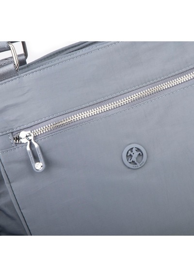 Nas Bag Kadın Çok Bölmeli Orta Boy Çapraz Omuz Çantası 30x24 Cm Gri Diğer