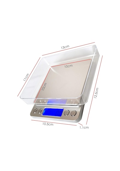 Tarez QA-102 Dijital Hassas Mutfak Tartısı ve Kuyumcu Terazisi 500GR./0.01HASSASIYET