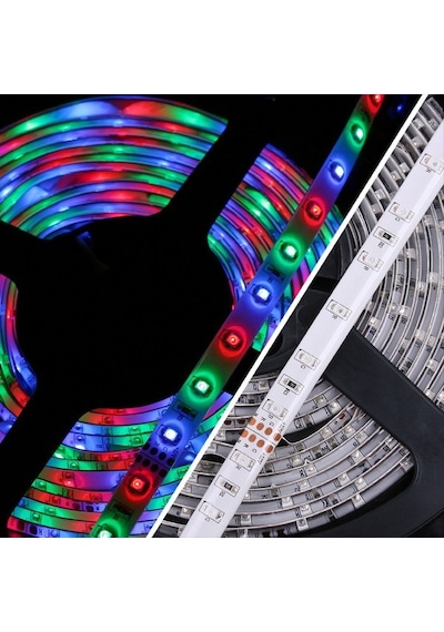 Rgb Tek Çıp Multı Color Dış Mekan Şerıt Led 12 Volt Animasyonsuz