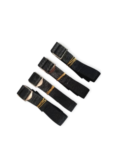 Naturecamp Straps Sıkıştırma Perlonu 1.5 Metre Metal Tokalı Dayanıklı Bağlama Kayışı 4 Adet