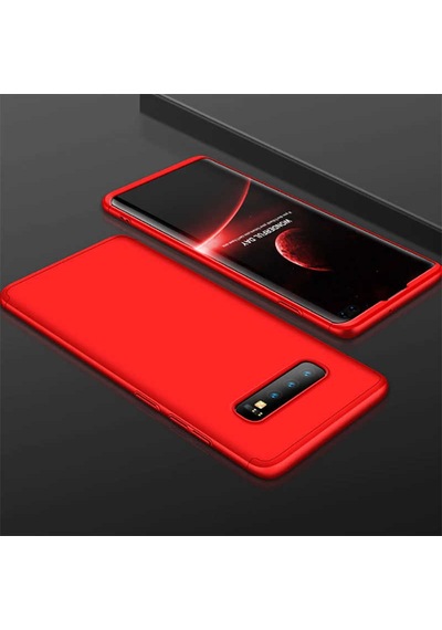 Galaxy S10 Plus Kılıf Zore Ays Kapak Siyah-Mavi