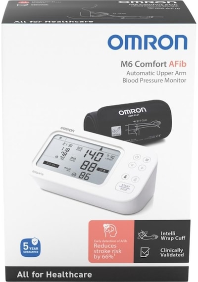 Omron M6 COMFORT Üst Koldan Ölçümlü Dijital Tansiyon Aleti - 5 YIL GARANTİ+Taşıma Çantası Hediyeli